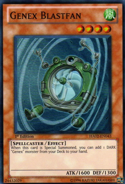 Genex Blastfan [HA02-EN043] Super Rare | Tables and Towers