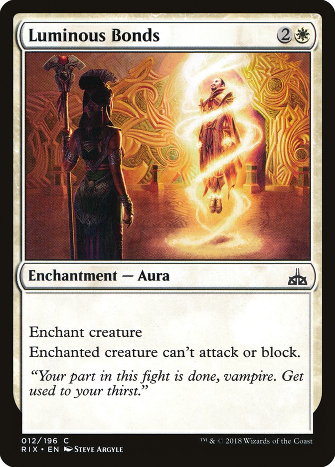 Luminous Bonds [Rivals of Ixalan] | Tables and Towers