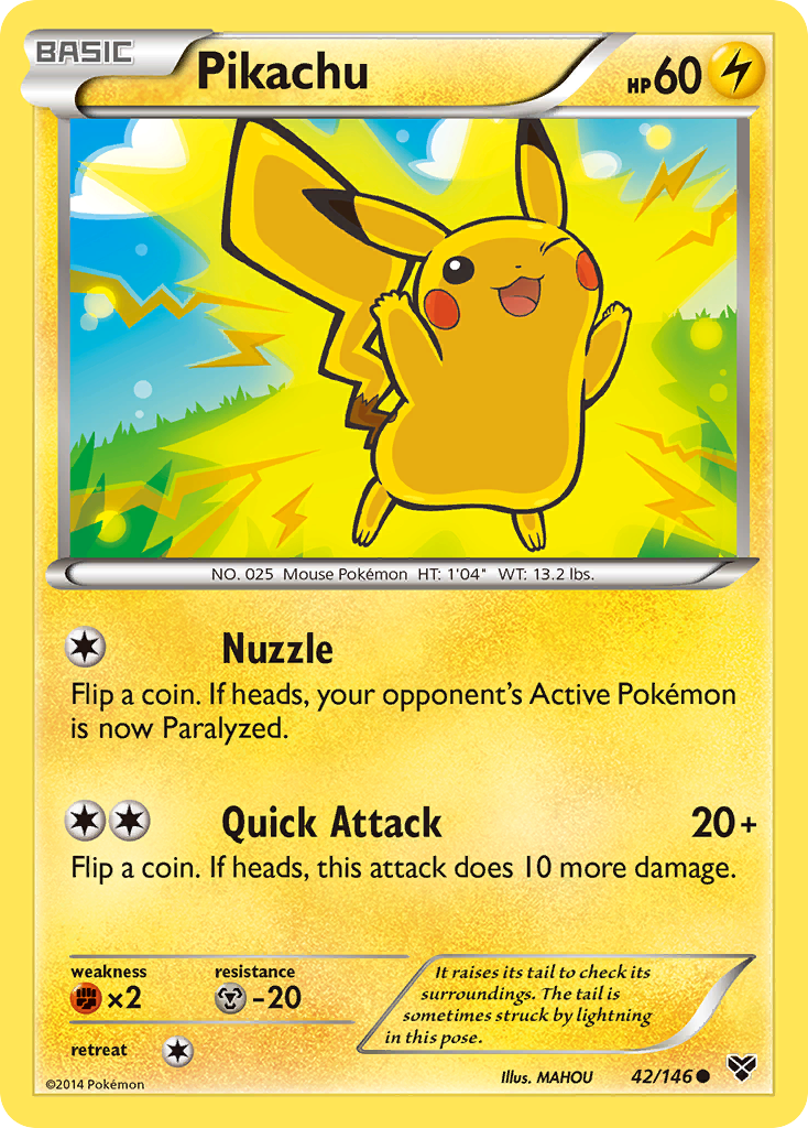 Pikachu (42/146) [XY: Base Set] | Tables and Towers