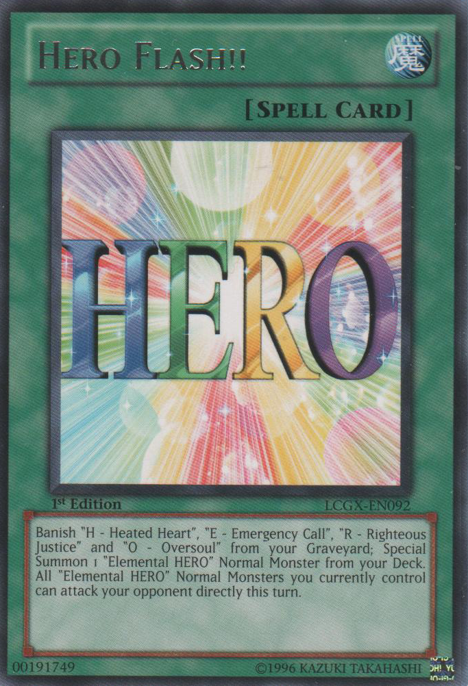 Hero Flash!! [LCGX-EN092] Rare | Tables and Towers