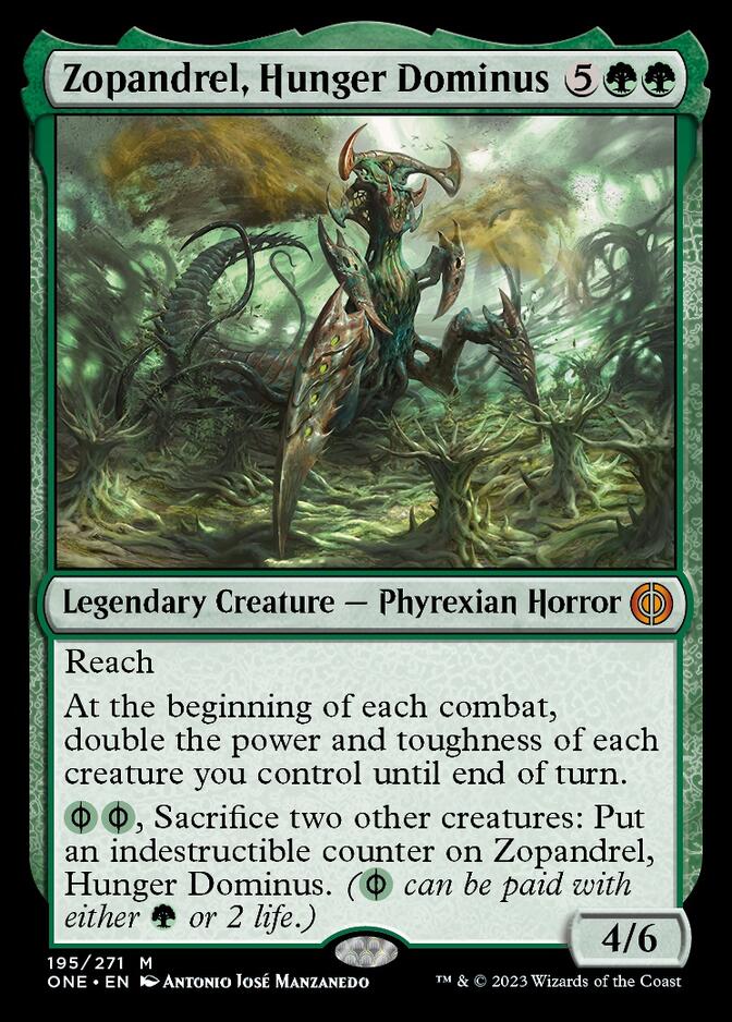 Zopandrel, Hunger Dominus [Phyrexia: All Will Be One] | Tables and Towers