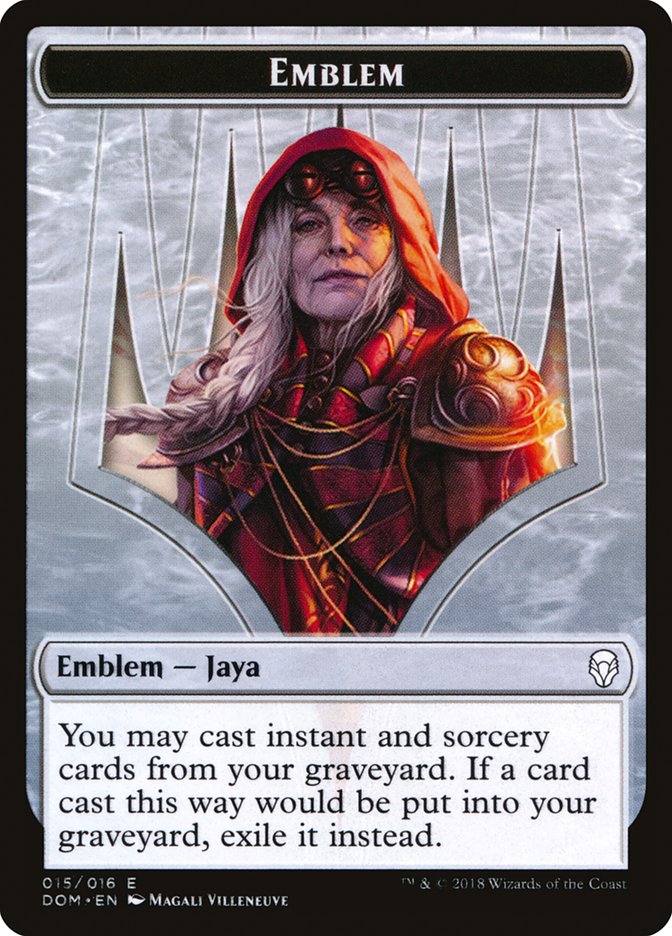 Jaya Ballard Emblem [Dominaria Tokens] | Tables and Towers