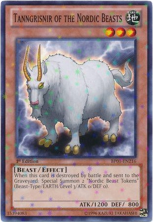 Tanngrisnir of the Nordic Beasts [BP01-EN216] Starfoil Rare | Tables and Towers