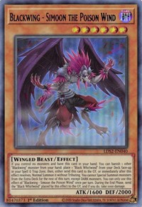 Blackwing - Simoon the Poison Wind (Purple) [LDS2-EN040] Ultra Rare | Tables and Towers