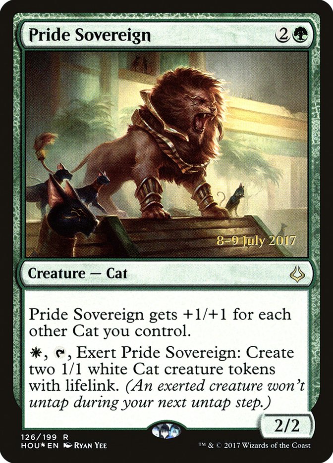 Pride Sovereign [Hour of Devastation Prerelease Promos] | Tables and Towers