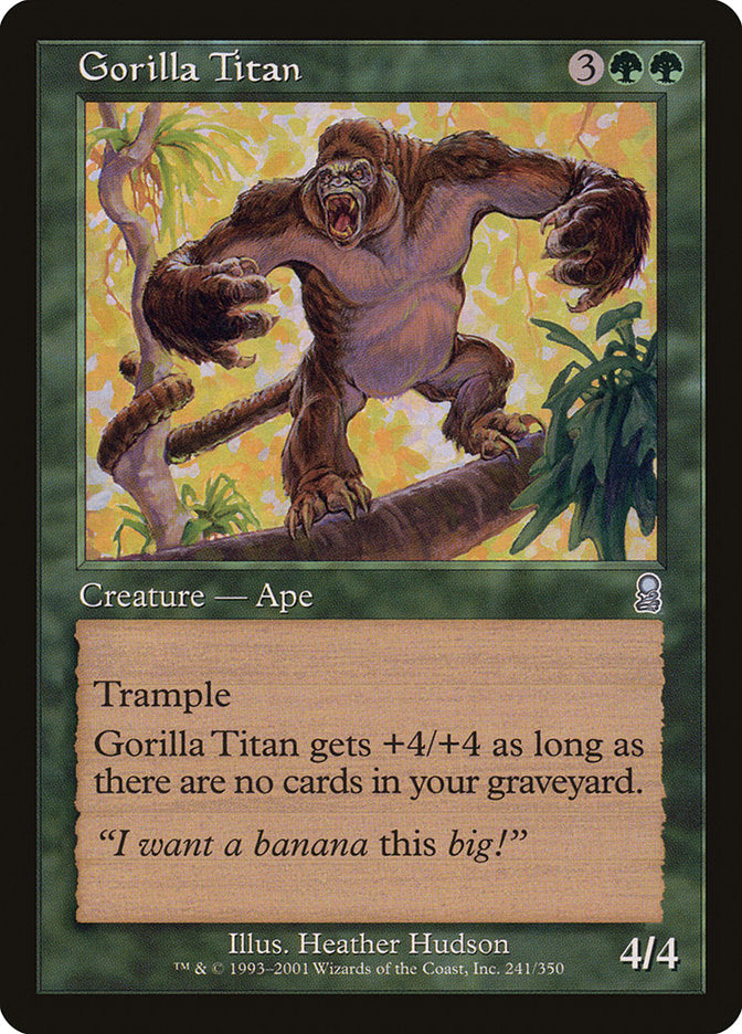 Gorilla Titan [Odyssey] | Tables and Towers