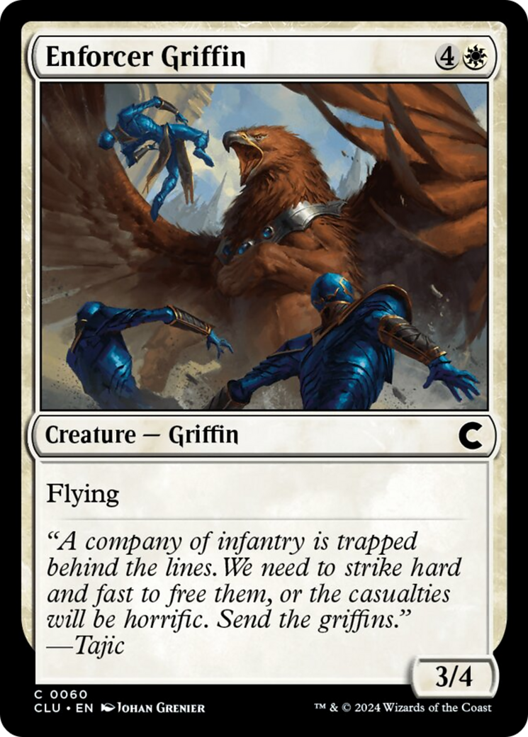 Enforcer Griffin [Ravnica: Clue Edition] | Tables and Towers