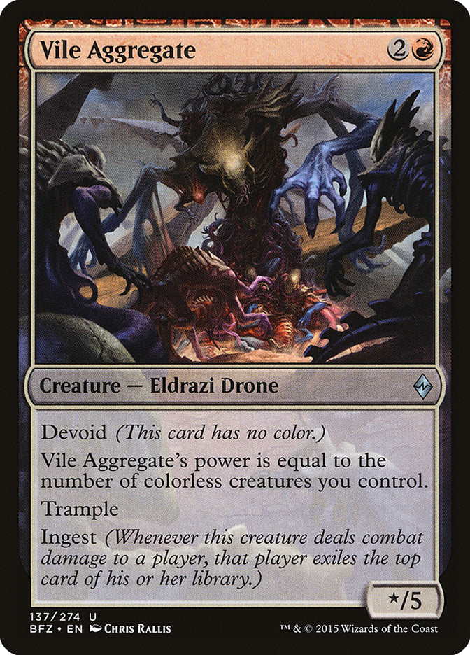 Vile Aggregate [Battle for Zendikar] | Tables and Towers