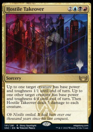 Hostile Takeover (Promo Pack) [Streets of New Capenna Promos] | Tables and Towers