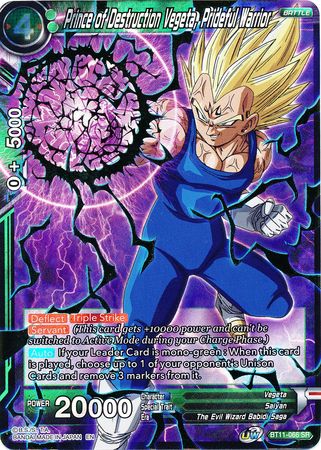 Prince of Destruction Vegeta, Prideful Warrior (BT11-066) [Vermilion Bloodline 2nd Edition] | Tables and Towers