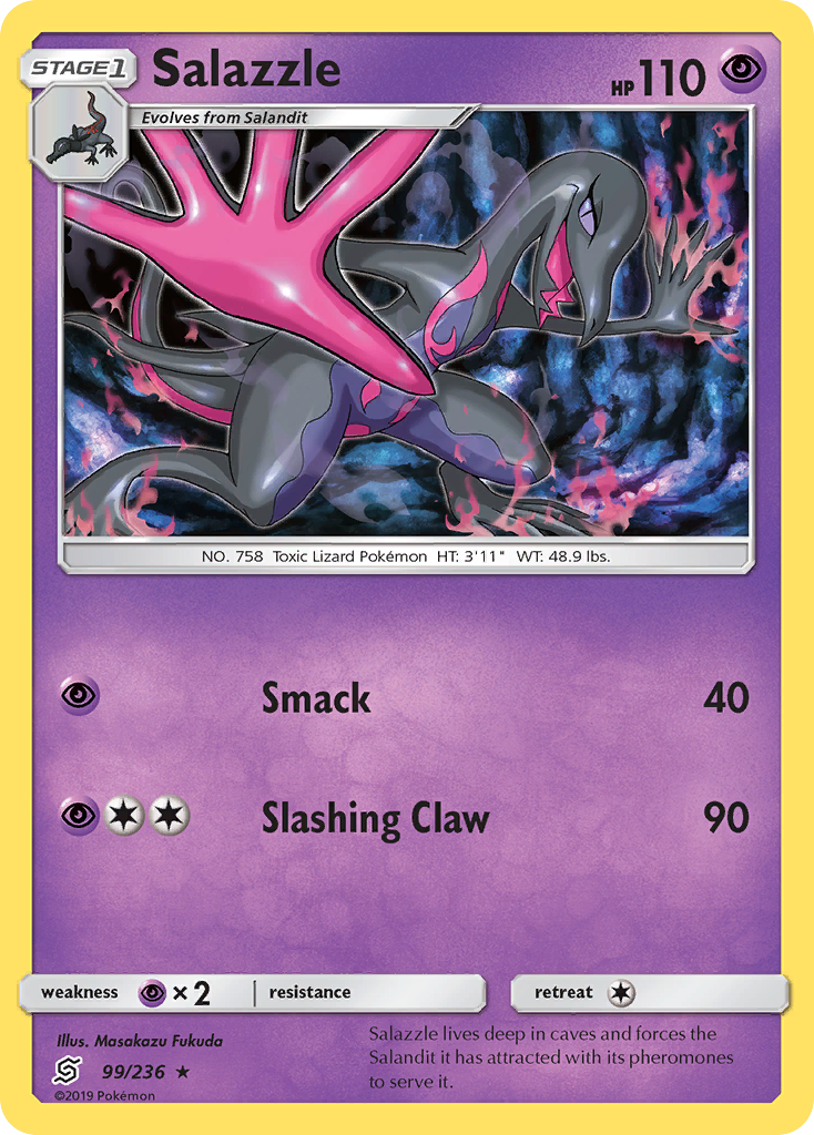 Salazzle (99/236) [Sun & Moon: Unified Minds] | Tables and Towers