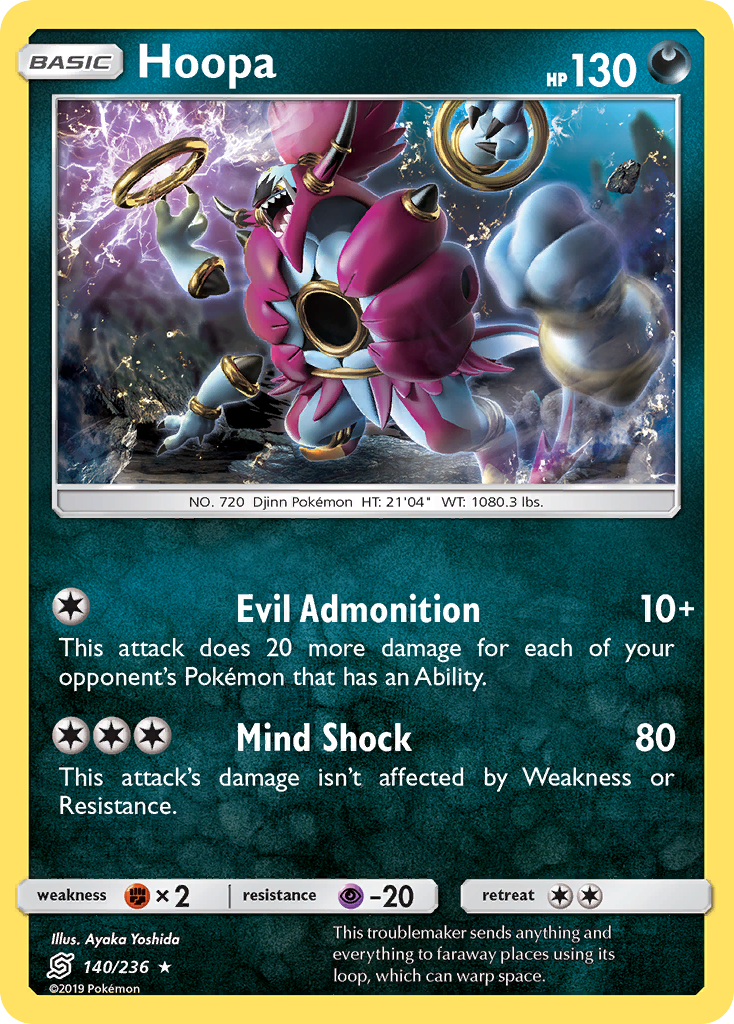 Hoopa (140/236) [Sun & Moon: Unified Minds] | Tables and Towers