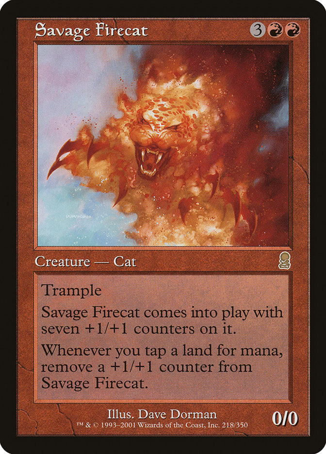 Savage Firecat [Odyssey] | Tables and Towers