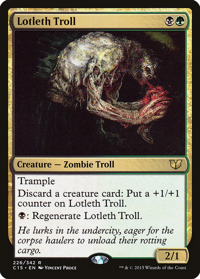 Lotleth Troll [Commander 2015] | Tables and Towers