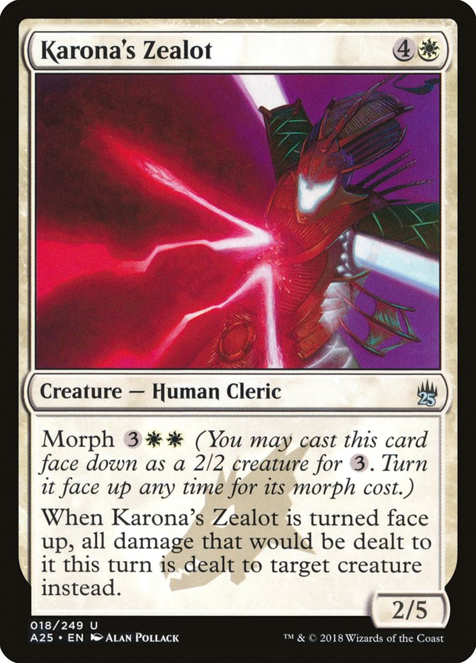 Karona's Zealot [Masters 25] | Tables and Towers