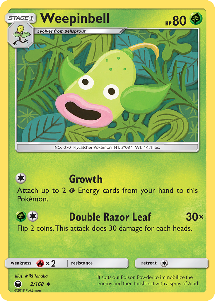 Weepinbell (2/168) [Sun & Moon: Celestial Storm] | Tables and Towers