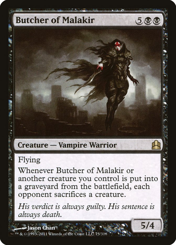 Butcher of Malakir [Commander 2011] | Tables and Towers