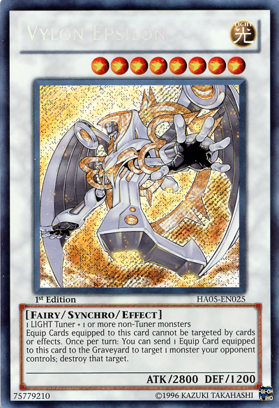 Vylon Epsilon [HA05-EN025] Secret Rare | Tables and Towers