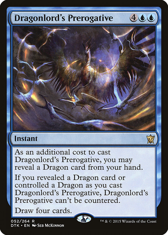 Dragonlord's Prerogative [Dragons of Tarkir] | Tables and Towers