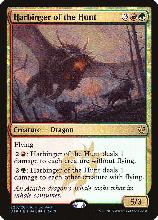 Harbinger of the Hunt (Intro Pack) [Dragons of Tarkir Promos] | Tables and Towers