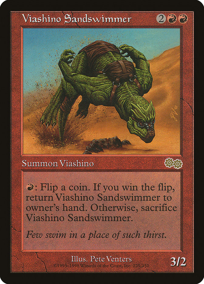 Viashino Sandswimmer [Urza's Saga] | Tables and Towers