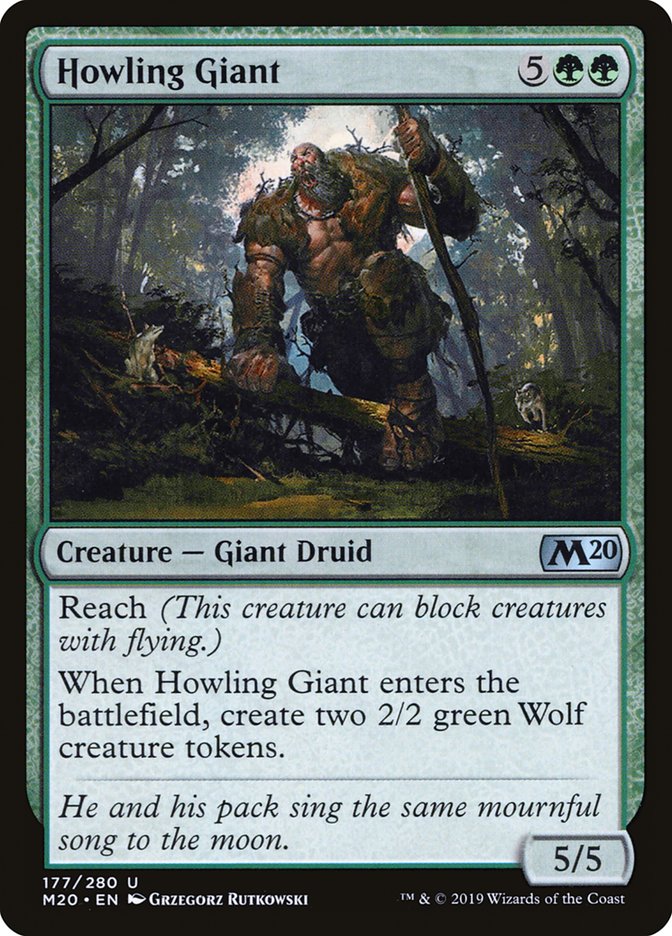 Howling Giant [Core Set 2020] | Tables and Towers