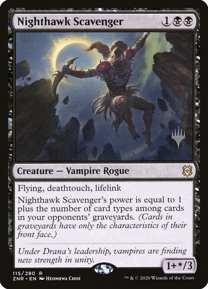 Nighthawk Scavenger (Promo Pack) [Zendikar Rising Promos] | Tables and Towers