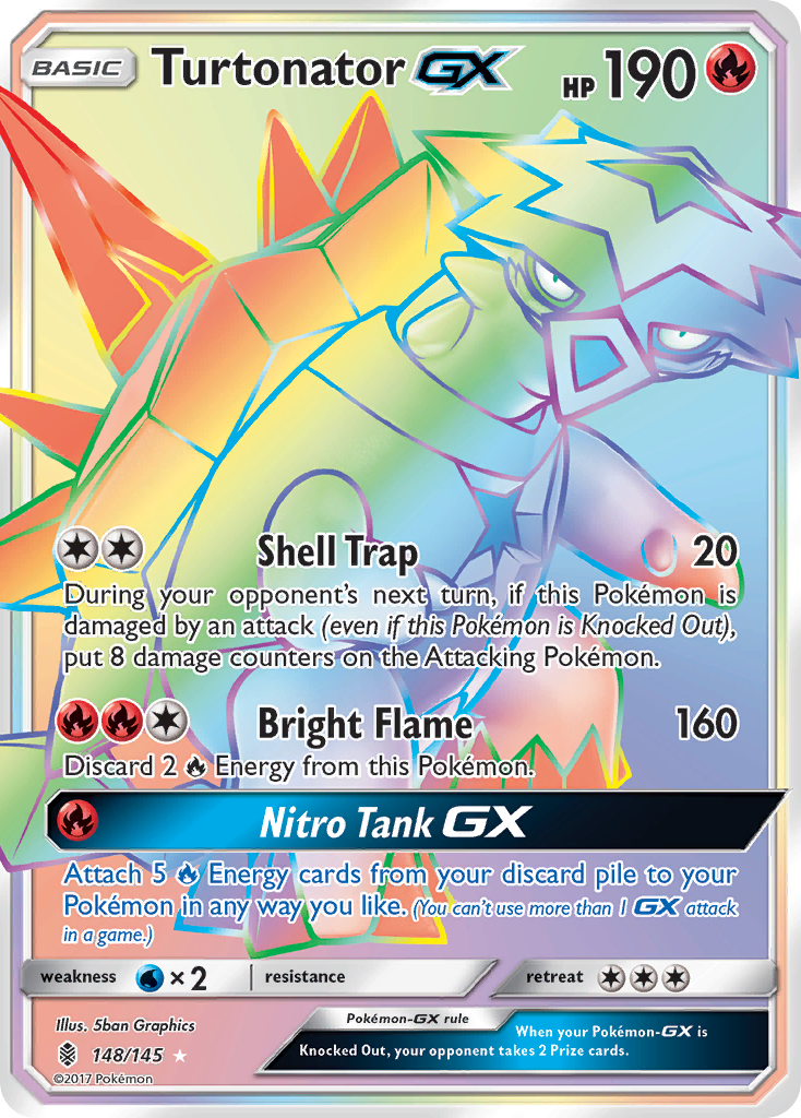 Turtonator GX (148/145) [Sun & Moon: Guardians Rising] | Tables and Towers