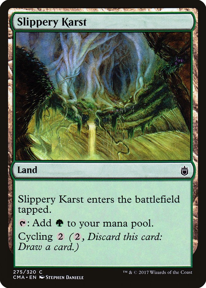 Slippery Karst [Commander Anthology] | Tables and Towers