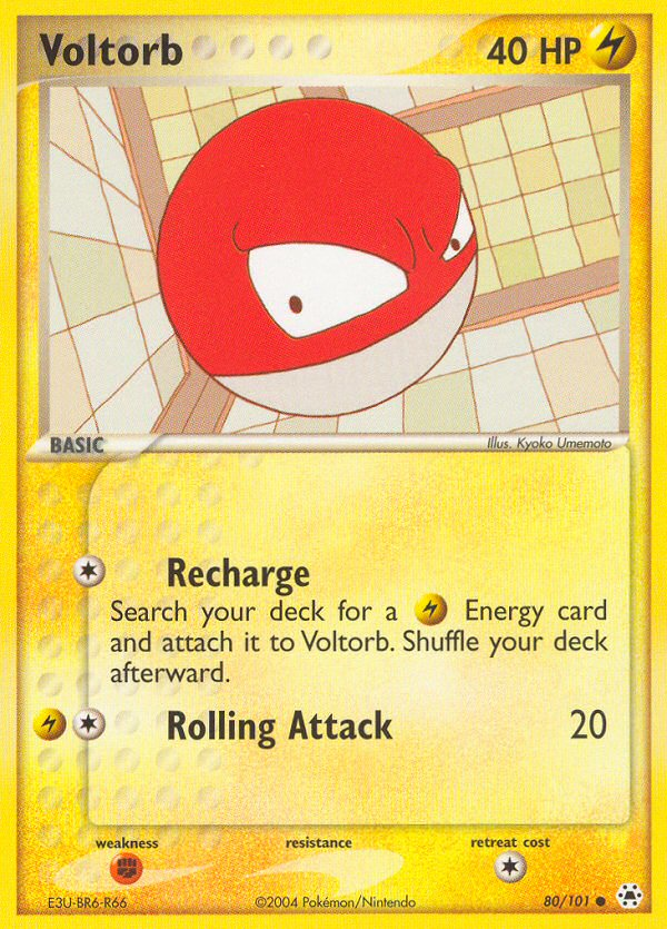 Voltorb (80/101) [EX: Hidden Legends] | Tables and Towers