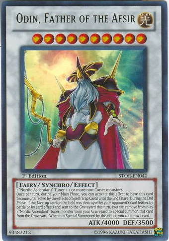 Odin, Father of the Aesir [STOR-EN040] Ultra Rare | Tables and Towers