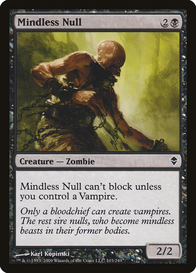 Mindless Null [Zendikar] | Tables and Towers