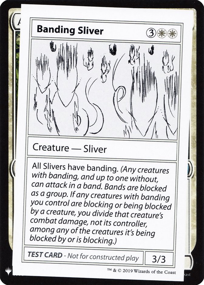 Banding Sliver [Mystery Booster Playtest Cards] | Tables and Towers