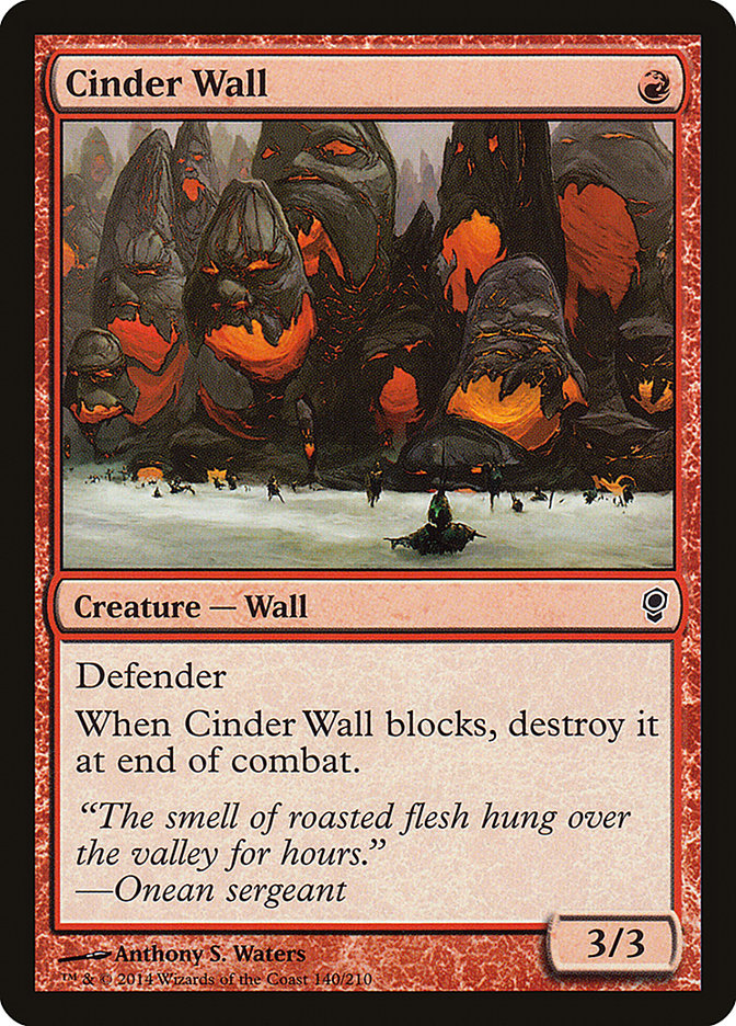 Cinder Wall [Conspiracy] | Tables and Towers