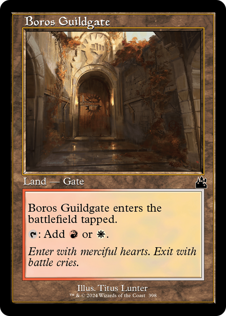 Boros Guildgate (Retro Frame) [Ravnica Remastered] | Tables and Towers