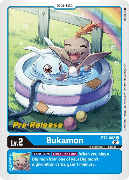 Bukamon [BT7-002] [Next Adventure Pre-Release Cards] | Tables and Towers