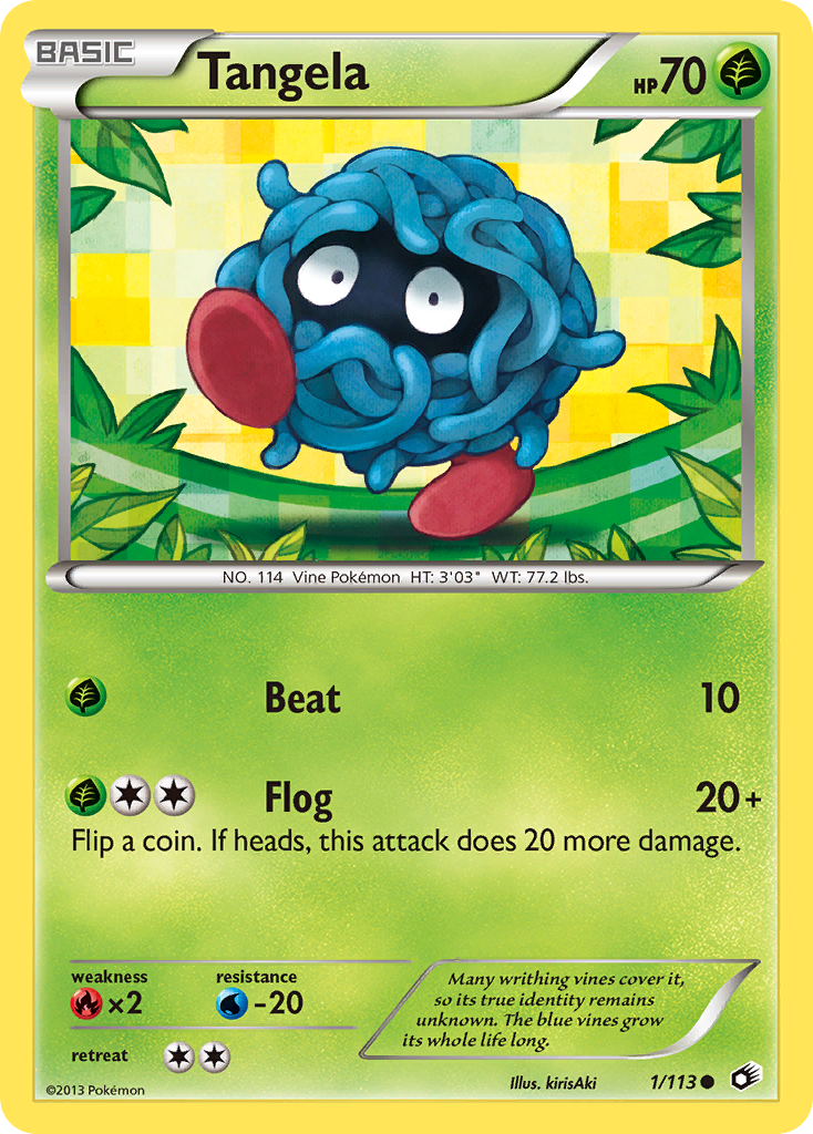 Tangela (1/113) [Black & White: Legendary Treasures] | Tables and Towers