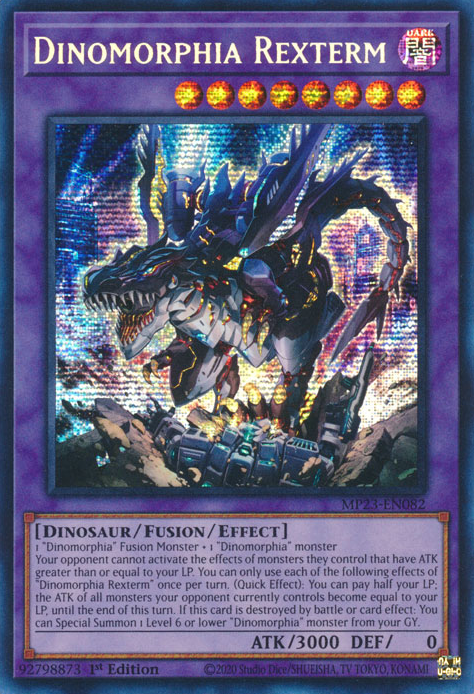 Dinomorphia Rexterm [MP23-EN082] Prismatic Secret Rare | Tables and Towers