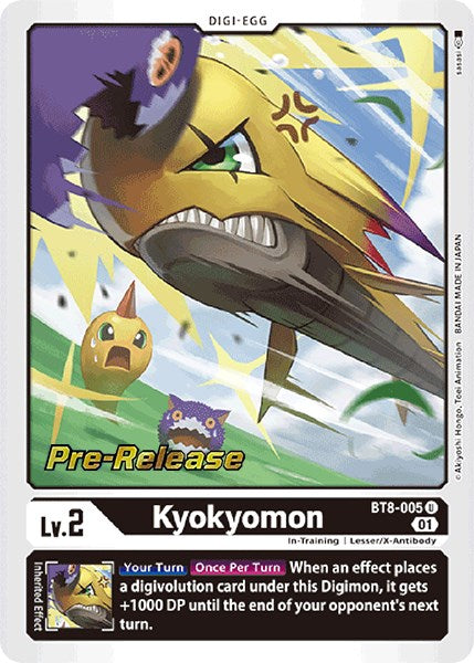 Kyokyomon [BT8-005] [New Awakening Pre-Release Cards] | Tables and Towers