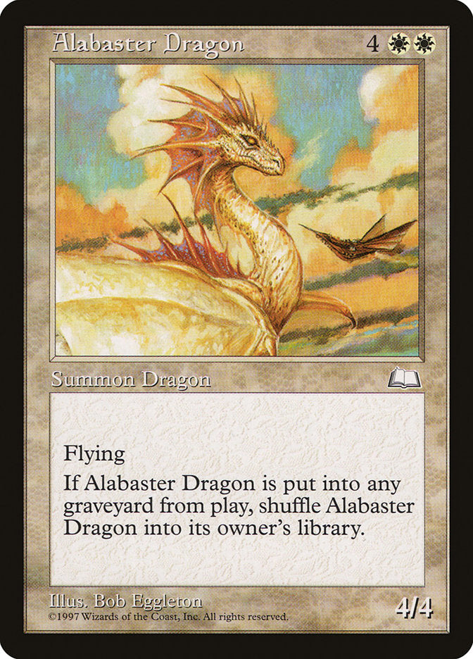 Alabaster Dragon [Weatherlight] | Tables and Towers