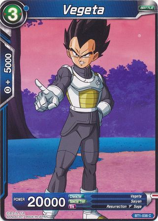 Vegeta (BT1-038) [Galactic Battle] | Tables and Towers