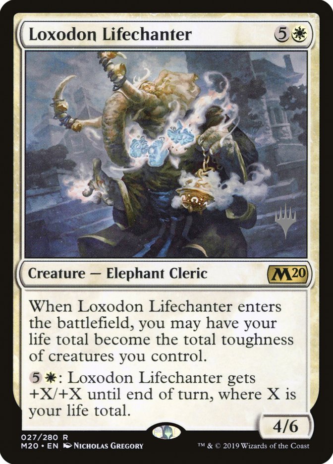 Loxodon Lifechanter (Promo Pack) [Core Set 2020 Promos] | Tables and Towers