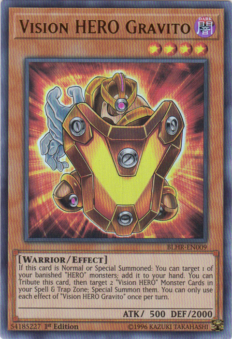 Vision Hero Gravito [BLHR-EN009] Ultra Rare | Tables and Towers