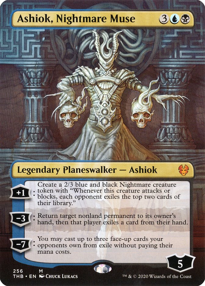 Ashiok, Nightmare Muse (Borderless) [Theros Beyond Death] | Tables and Towers