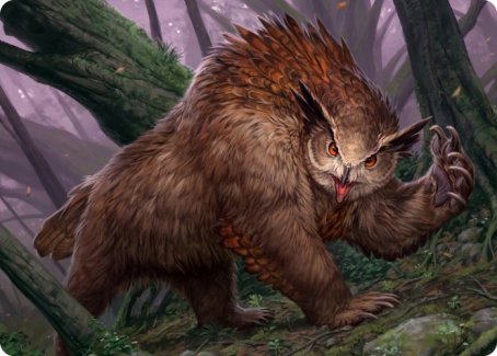 Owlbear Art Card [Dungeons & Dragons: Adventures in the Forgotten Realms Art Series] | Tables and Towers