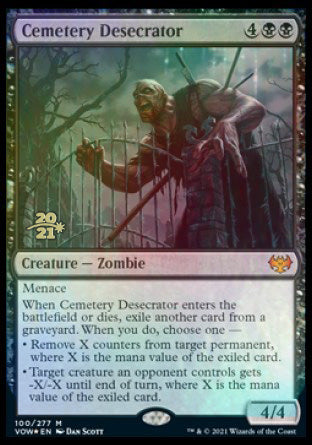 Cemetery Desecrator [Innistrad: Crimson Vow Prerelease Promos] | Tables and Towers