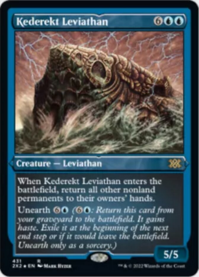 Kederekt Leviathan (Foil Etched) [Double Masters 2022] | Tables and Towers