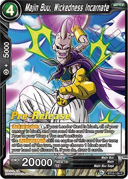 Majin Buu, Wickedness Incarnate (BT10-126) [Rise of the Unison Warrior Prerelease Promos] | Tables and Towers