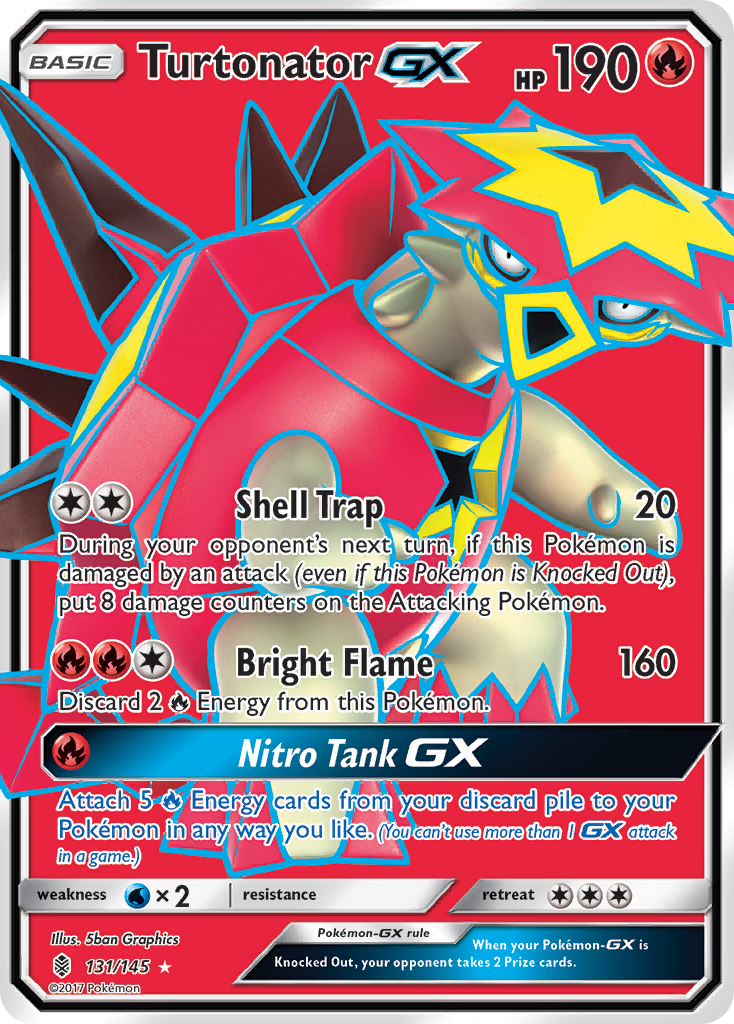 Turtonator GX (131/145) [Sun & Moon: Guardians Rising] | Tables and Towers