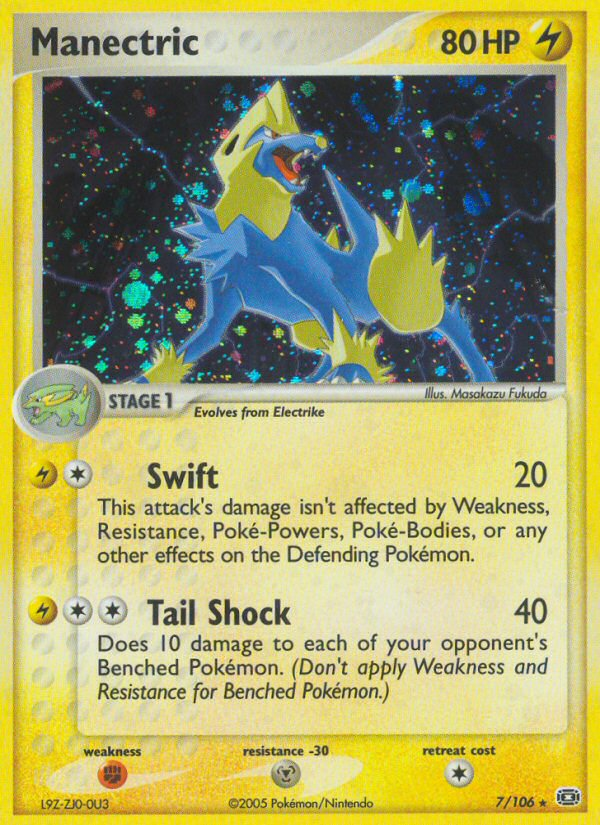 Manectric (7/106) [EX: Emerald] | Tables and Towers